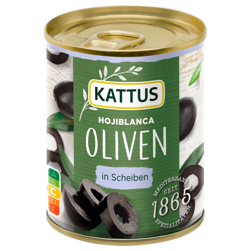 Kattus Hojiblance Oliven geschnitten 85g